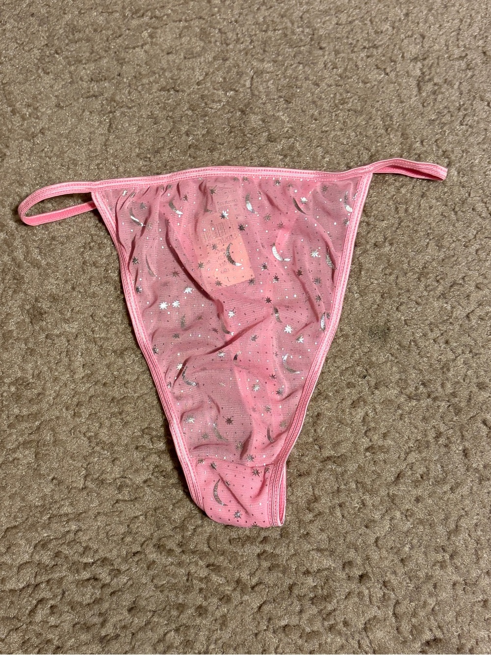 Native Intimates Moons Stars pink thong